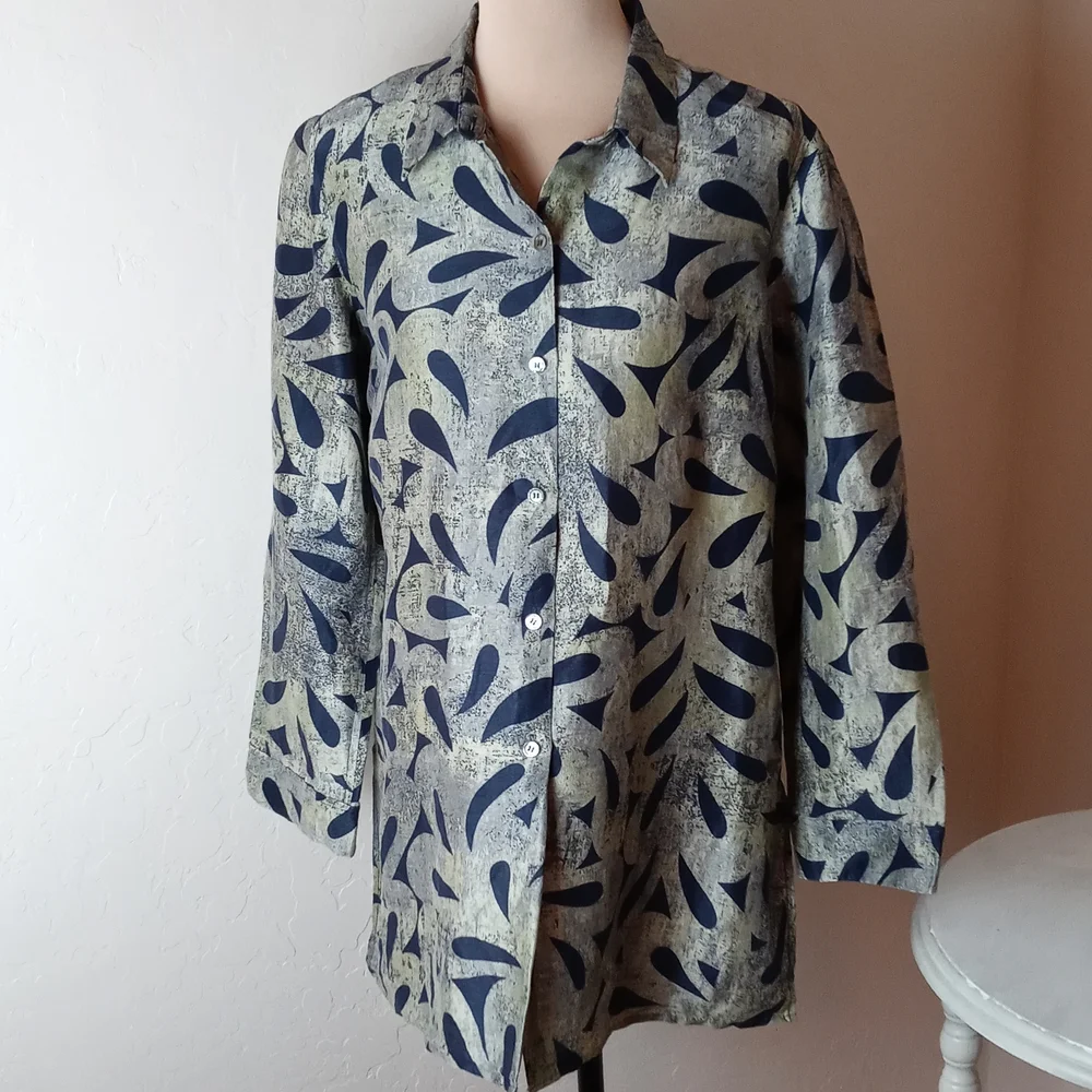 Sigrid Olsen Silky Blouse